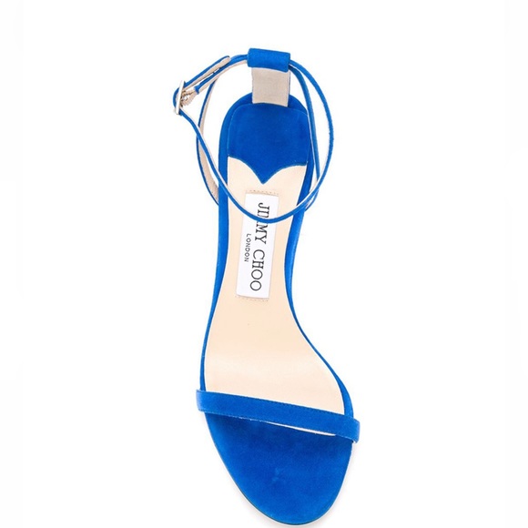 JIMMY CHOO- MINNY suede strappy sandal - Picture 9 of 10